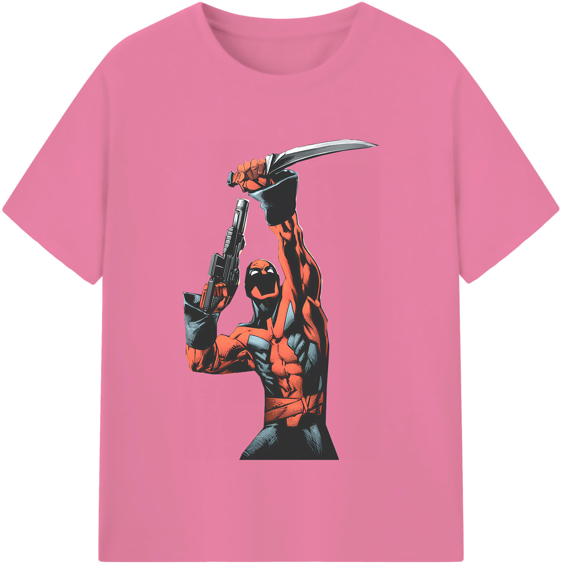 （画像用） Deadpool デッドプール 綿100％半袖Tシャツ（フロントプリント）